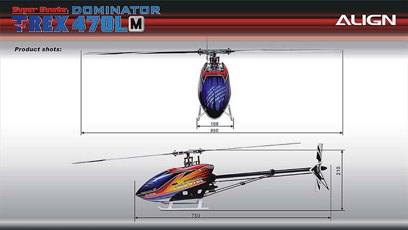 �˾���ũ RH47E01XT [ALIGN] T-Rex470LM ���̳����� �����޺� 2