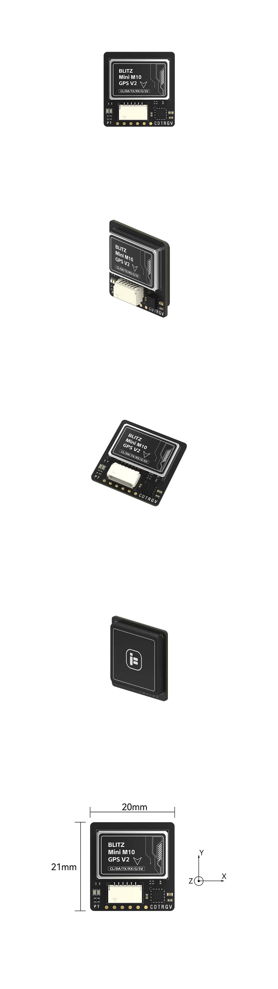 ¾Ë¾¾¹ðÅ© BLITZ M10 Mini GPS V2(20mm) 1