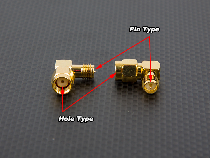 �˾���ũ TL90RPSMA [TR] 90�� RP-SMA Plug Male to SMA Jack Adaptor for 5.8Ghz FPV Antenna 1