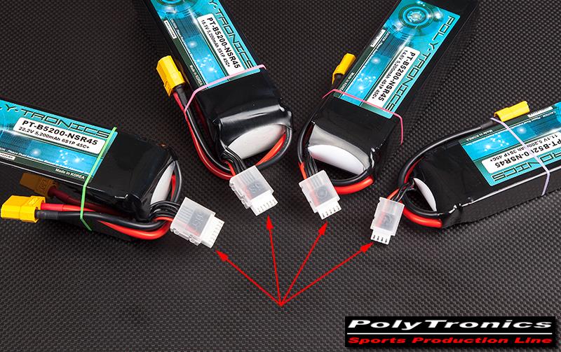 ¾Ë¾¾¹ðÅ© PT_1300_ECO55_3S PT-B1300N-ECO60 (11.1V, 3S1P, 60C+/JST-XT) ¸®Æ¬Æú¸®¸Ó ¹èÅ͸® - XT60 4