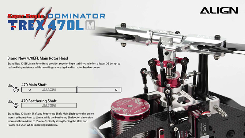 �˾���ũ RH47E01XT [ALIGN] T-Rex470LM ���̳����� �����޺� 5