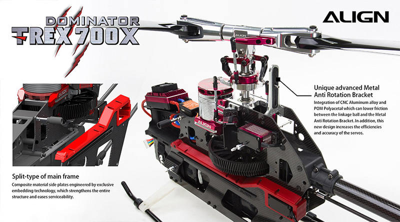 �˾���ũ RH70E23XW [ALIGN] T-Rex700X Dominator Super Combo 13