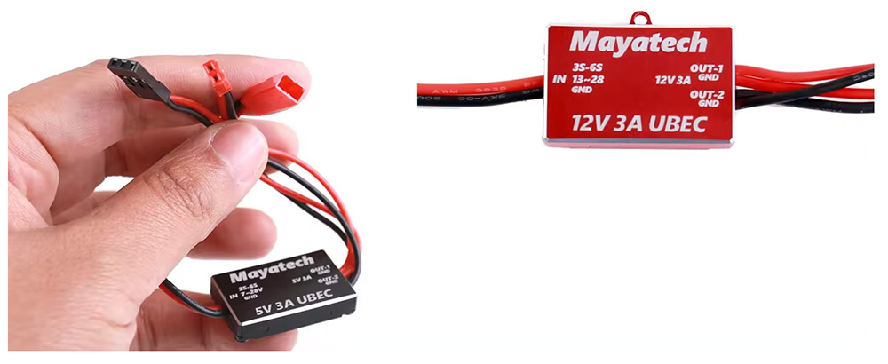 �˾���ũ MY-12V-Red [Mayatech] 12V 3A UBEC ���а��� ���ַ����� (�Է� 13~28V) 1