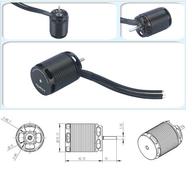 �˾���ũ TL47A24 [TR] T-Rex450/470 Heli BL Motor (6S/1800KV) 1