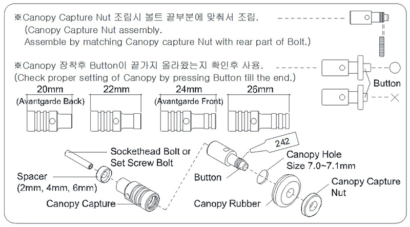 �˾���ũ BO-1002_b [Beam] ����ġ ĳ���� ĸ�� ��Ʈ - 3.0mm 1