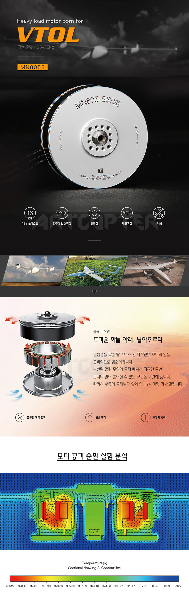 �˾���ũ  [T-MOTOR] Ƽ���� MN805S 150KV �귯������ ���� 1