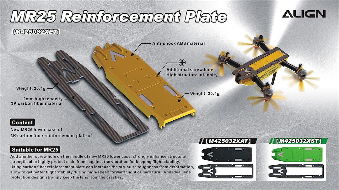 �˾���ũ M425032XST [ALIGN] MR25 Reinforcement Plate - Green 1
