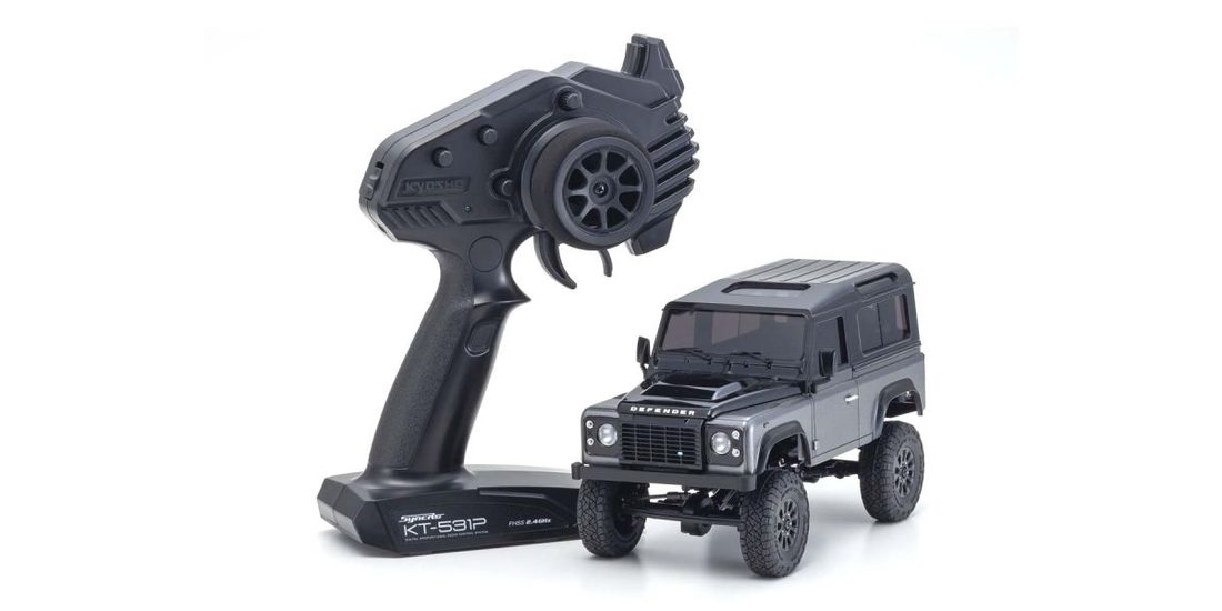�˾���ũ KY32526GM [KYOSHO] MX-01 r/s Land Rover Defender 90 Gray 2