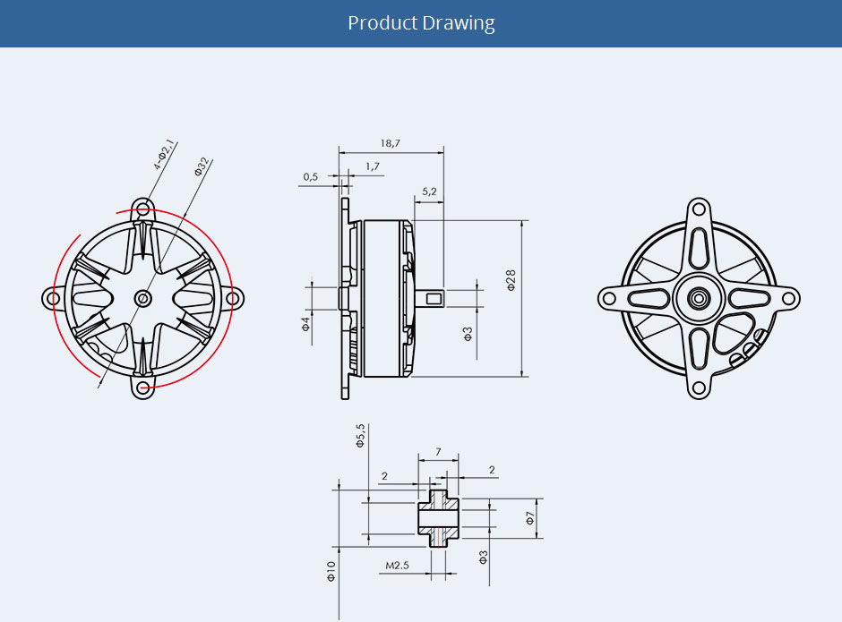 ¾Ë¾¾¹ðÅ© T-motor AM40-3D 1500KV ¸ðÅÍ 7