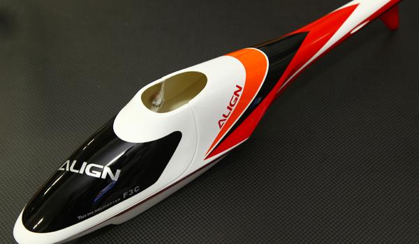 �˾���ũ HF2502 [ALIGN] F3C Fuselage for T-Rex250(Orange/Red) 3