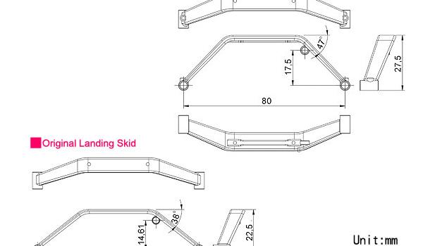 �˾���ũ H25073A [ALIGN] T-Rex250SE Landing Skid(4pcs) 2