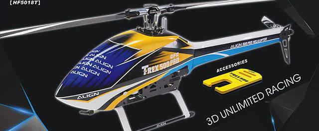 �˾���ũ HF5018T [ALIGN] T-Rex500E Speed Fuselage(Blue&White) 1