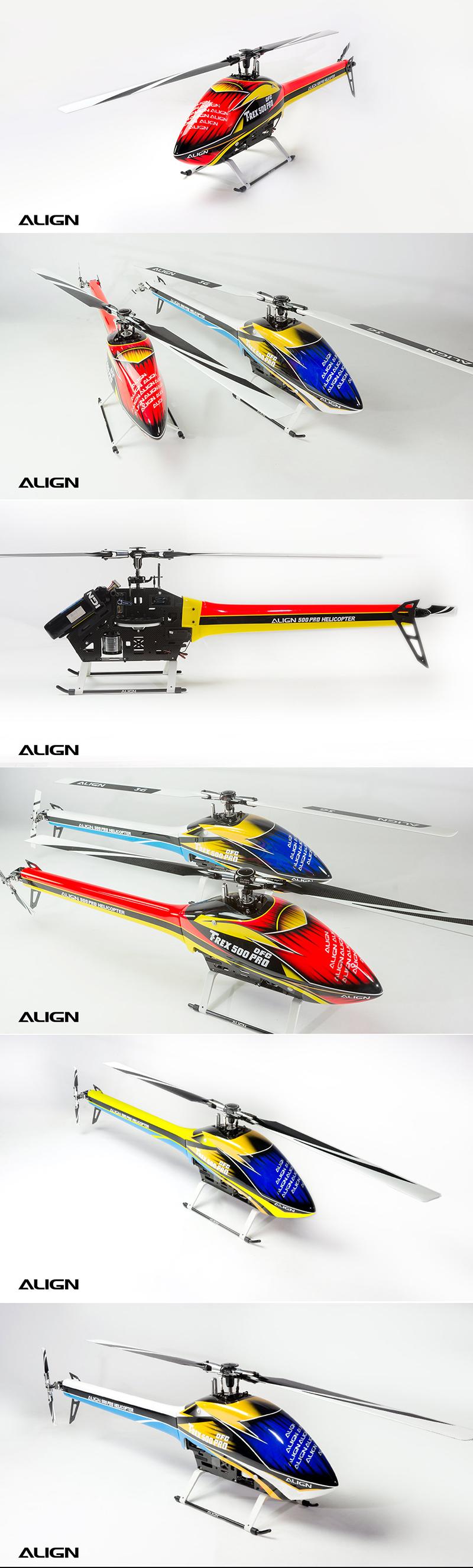 �˾���ũ HF5018T [ALIGN] T-Rex500E Speed Fuselage(Blue&White) 4