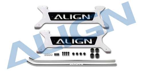 �˾���ũ H80F003XXW [ALIGN] T-Rex700/800E PRO Landing Skid (White) 2