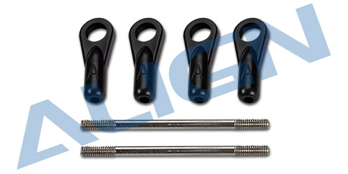 �˾���ũ H50Z001XXW [ALIGN] T-Rex500L Linkage Rod(A) Set 1