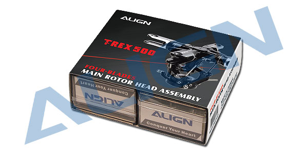 �˾���ũ H50145T [ALIGN] T-Rex500 Four Blades Main Rotor Head Assy 4
