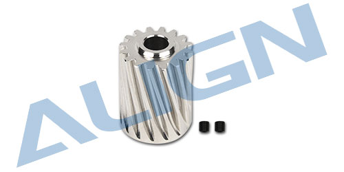 �˾���ũ H55G003XXW [ALIGN] T-Rex550E Motor Pinion Helical Gear (16T/M1) 1