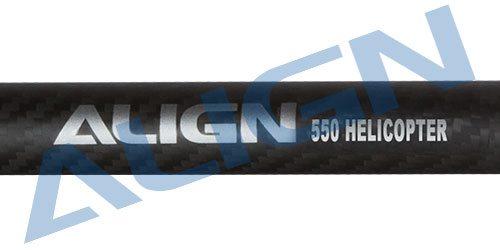 �˾���ũ H55T001XXW [ALIGN] T-Rex550 Carbon Fiber Tail Boom - Matt Black 3