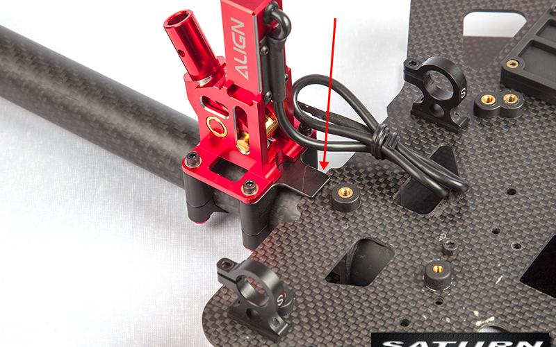 �˾���ũ M480021-R [SATURN] 690L Retract Landing Gear Mounting Block(RED) 4