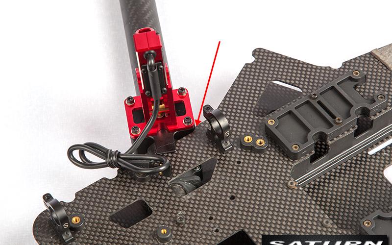 �˾���ũ M480021-R [SATURN] 690L Retract Landing Gear Mounting Block(RED) 5