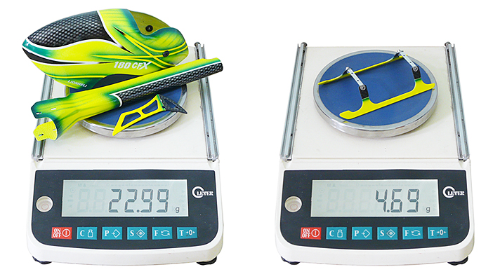 ¾Ë¾¾¹ðÅ© 180CFX-GFC02 LIONHELI Airbrush Fiberglass Fuselage Combo 02 - Blade 180 CFX 1