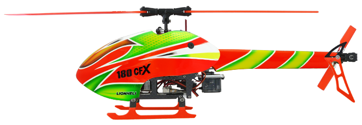 ¾Ë¾¾¹ðÅ© 180CFX-GFC04 LIONHELI Airbrush Fiberglass Fuselage Combo 04 - Blade 180 CFX 1