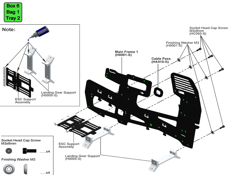 �˾���ũ H0088-S Carbon Fiber ESC Mount - Goblin 630/Goblin 630/700 Competition [H0088-S] 1
