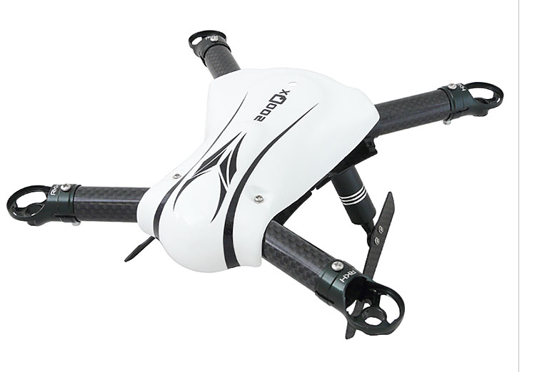 ¾Ë¾¾¹ðÅ© 200QX-C0105 RKH Canopy for CNC Advanced Upgrade Kit (White-Black) - Blade 200 QX 1