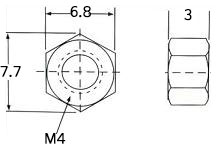 ¾Ë¾¾¹ðÅ© M4 ³ÊÆ® (½ºÅ×Àθ®½º, 5°³ÀÔ) 1