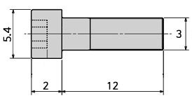 �˾���ũ  M3x12mm ���� ���� (ö, 10����) 1