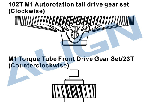 �˾���ũ H70G001NXW [ALIGN] T-Rex700/800 EP M1 ��ũ Ʃ�� ����Ʈ ����̺� ��� ��Ʈ 23T 3