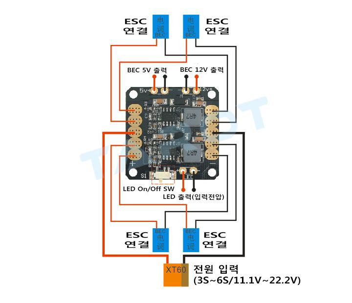�˾���ũ TL300D6 [TR] ���̽� ��п� ��� BEC ���� �й� ���� (5V, 12V BEC) 3