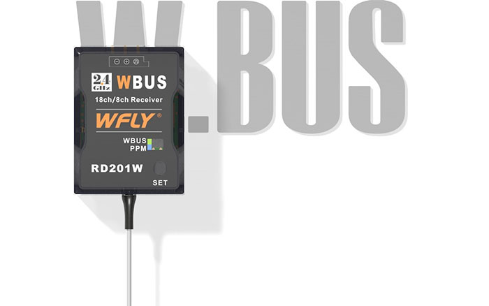 �˾���ũ RD201W [WFLY] 2.4GHz 8ä�� �̱۶���(WBUS/SBUS/PPM) ���ű� (RD201W) 3