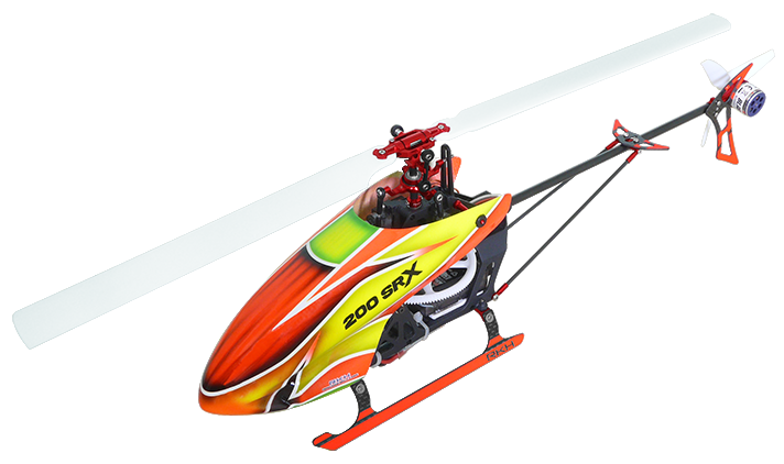 �˾���ũ 200SRX799-R [RAKONHELI] Rakonheli CNC AL Canopy Mount Set (Red) - Blade 200SRX/S 1