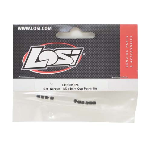 �˾���ũ LOS235026 [TEAM LOSI] Set Screws, M3 x 4mm Cup Point(10) 1