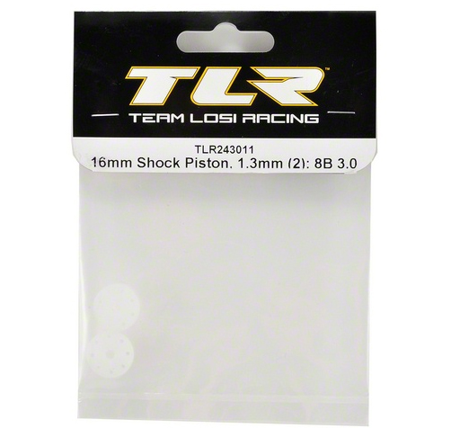�˾���ũ TLR243011 [TLR Racing] 16mm Shock Piston, 1.3mm (2): 8B 3.0 1