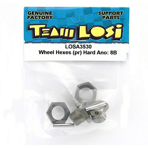 �˾���ũ LOSA3530 [TEAM LOSI] Losi Hard Anodized Wheel Hexes (2) 1