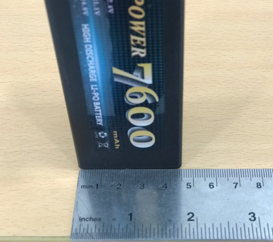 �˾���ũ 7600-3S-60C-EC5 [YS POWER] 11.1V 7600mAh 60C ��Ƭ������ ���͸� - �輱�� 2
