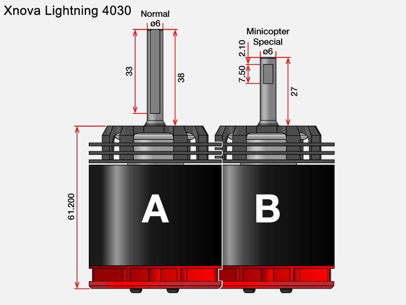 �˾���ũ LIGHTNING 4030/2.5Y-560KV 8P [Xnova] ����Ʈ�� 4030 560KV 2.5Y 8P AŸ�� ���̿���� ���� �귯������ ���� - 570-630��/10S~12S ��õ 1