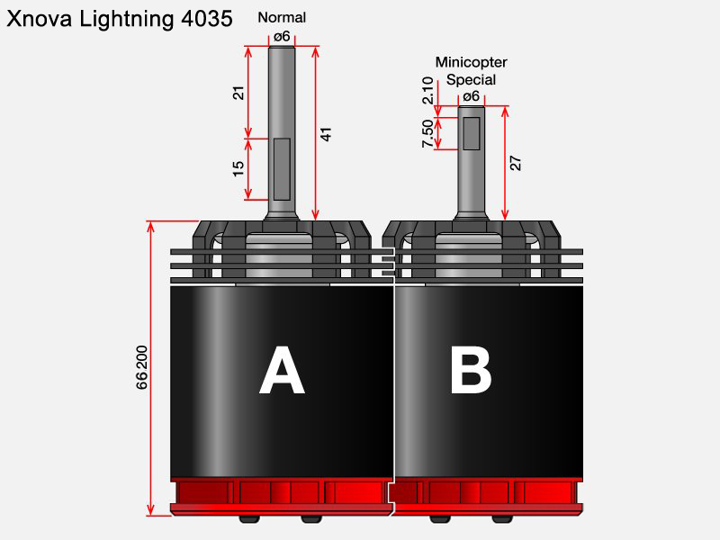 �˾���ũ LIGHTNING 4035-2Y-600KV 8P [Xnova] ����Ʈ�� 4535 600KV 2Y 8P AŸ�� ���̿���� ���� �귯������ ���� - 600-690/10S~12S ��õ 1