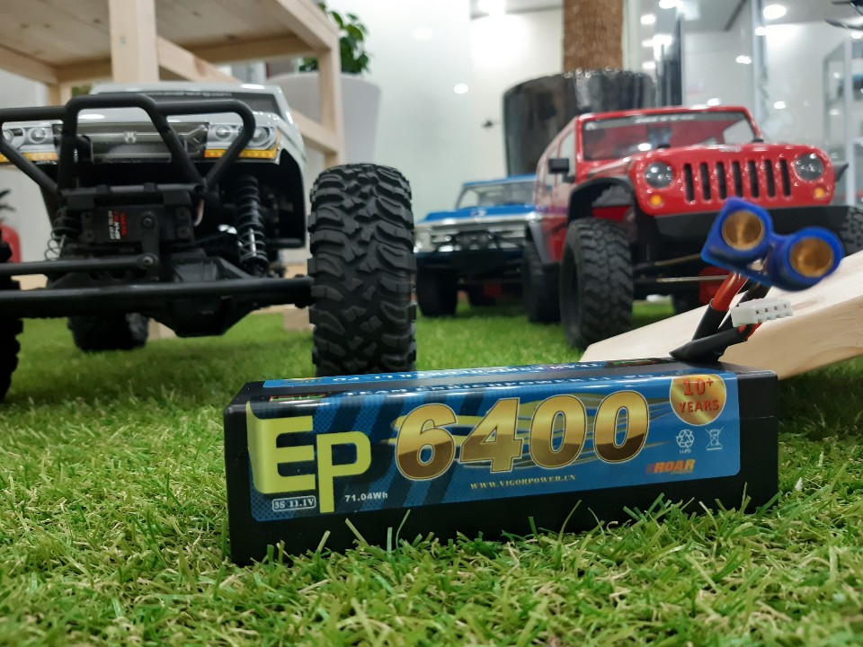 �˾���ũ 6400-3S-100C-EC5 [EP POWER] 11.1V 6400mAh 100C ��Ƭ������ ���͸� - EC5 2