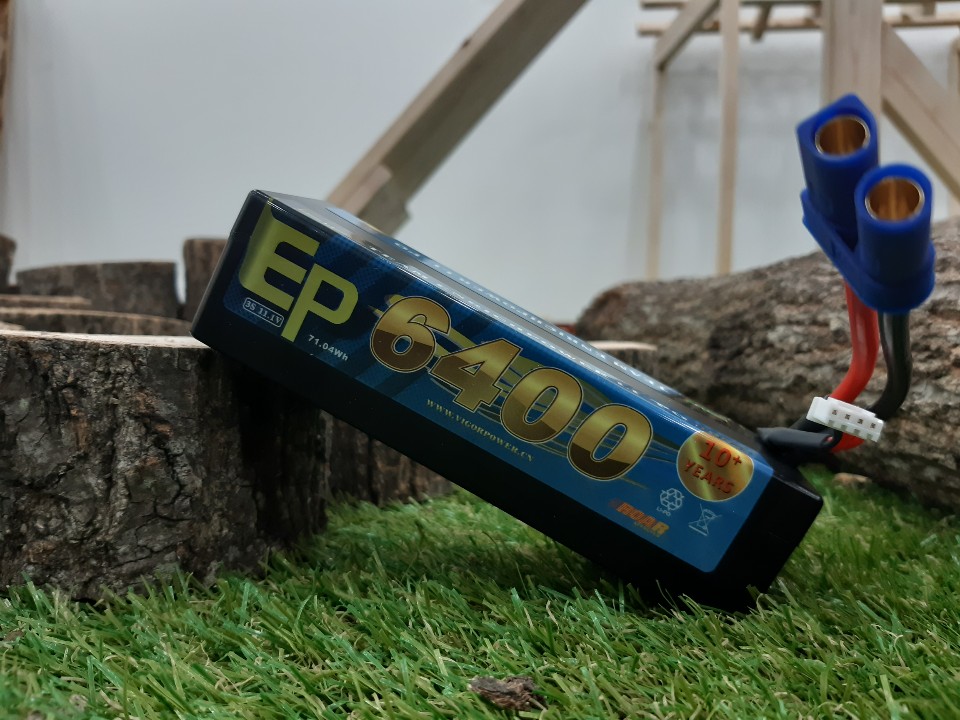 �˾���ũ 6400-3S-100C-EC5 [EP POWER] 11.1V 6400mAh 100C ��Ƭ������ ���͸� - EC5 3