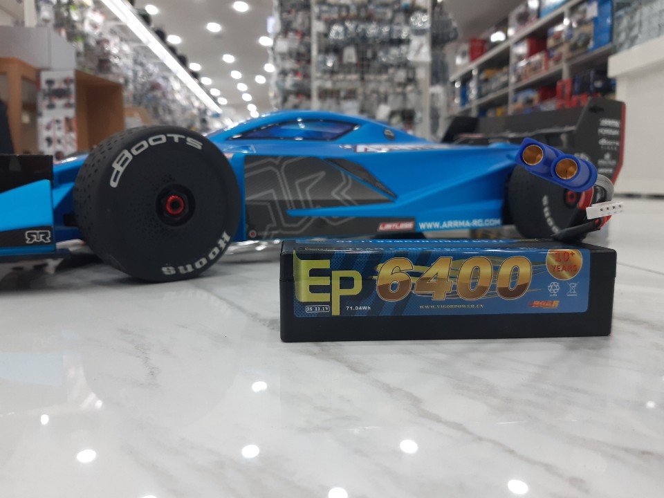 �˾���ũ 6400-3S-100C-EC5 [EP POWER] 11.1V 6400mAh 100C ��Ƭ������ ���͸� - EC5 4