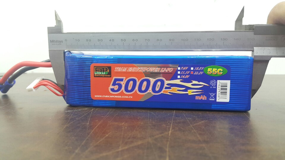 �˾���ũ 5000-55C-6S [EP POWER] 22.2V 5000mah 55C ��Ƭ������ ���͸� - �輱�� 5