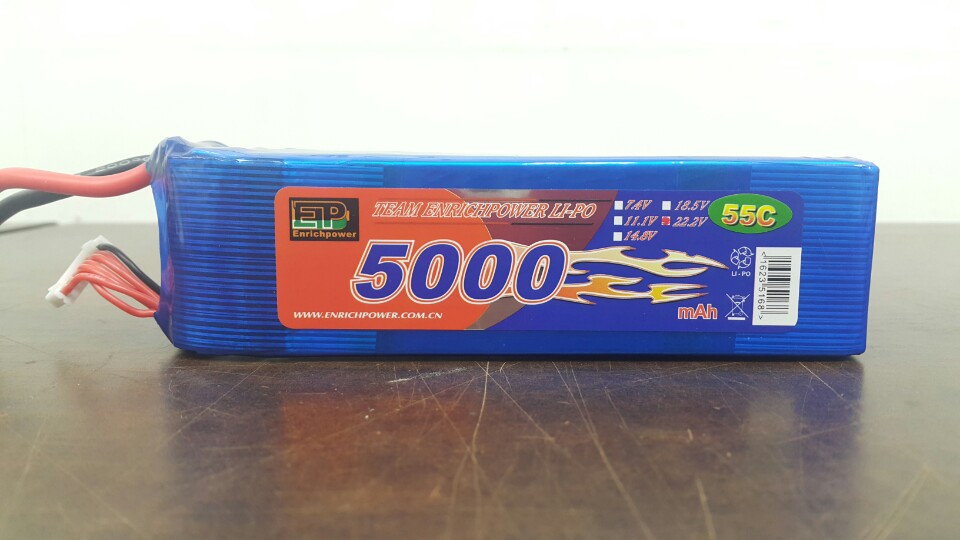 �˾���ũ 5000-55C-6S [EP POWER] 22.2V 5000mah 55C ��Ƭ������ ���͸� - �輱�� 7