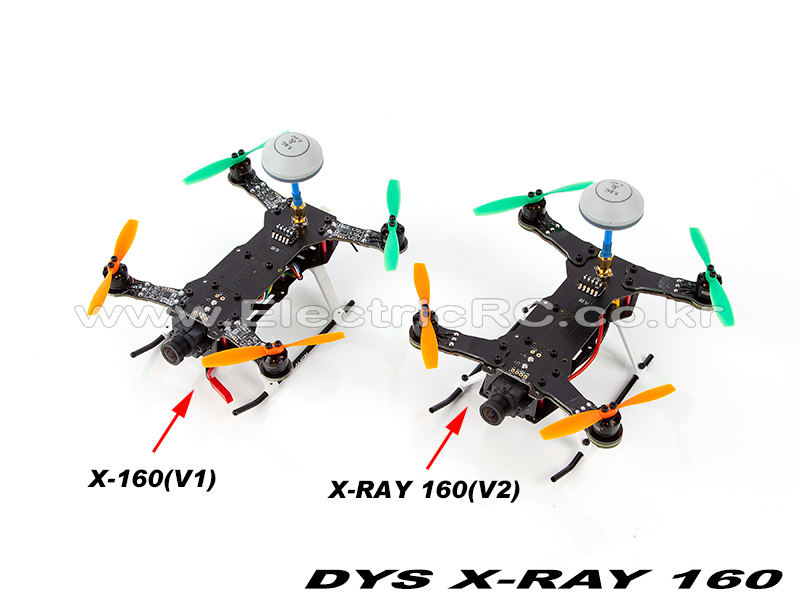 �˾���ũ DYS-XRAY [DYS] X-RAY 160 Super Micro Racing Quad Copter(Version.2) (���Ŵ���) 2