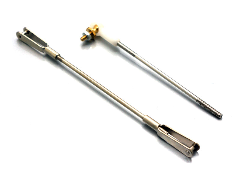 �˾���ũ  [HY] M3 x L30mm Steel Push Rod 2pcs - ��Ű�� �ε� 1