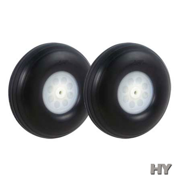 �˾���ũ  95.25mm (3.75��ġ) Treaded Rubber Wheels 2pcs -���� ���� 1