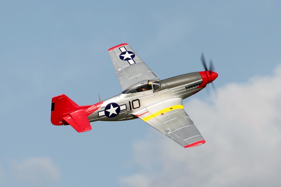 �˾���ũ  [FMS] P-51D V8 RED Tail 1400mm EPO PNP 3