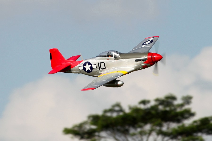 �˾���ũ  [FMS] P-51D V8 RED Tail 1400mm EPO PNP 5